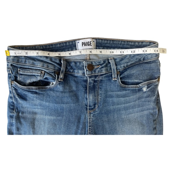 PAIGE Verdugo Skinny Crop Distressed Jeans - Size 29 - Picture 8 of 14